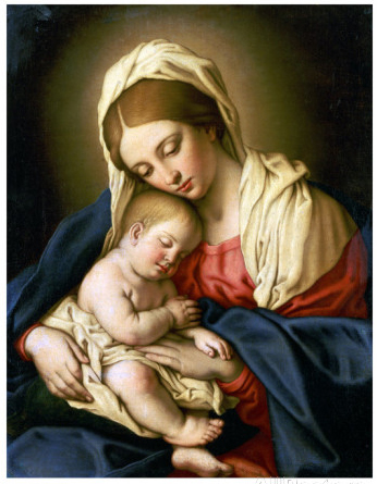 2015年版ベル画　聖母子
